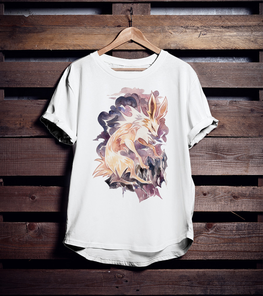 Watercolor Pokemon Jolteon Artistic T-Shirt