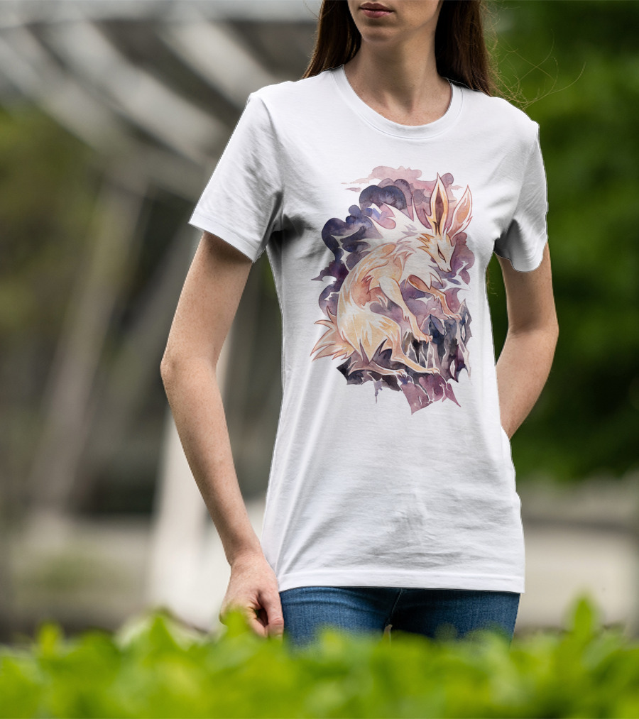 Watercolor Pokemon Jolteon Artistic T-Shirt