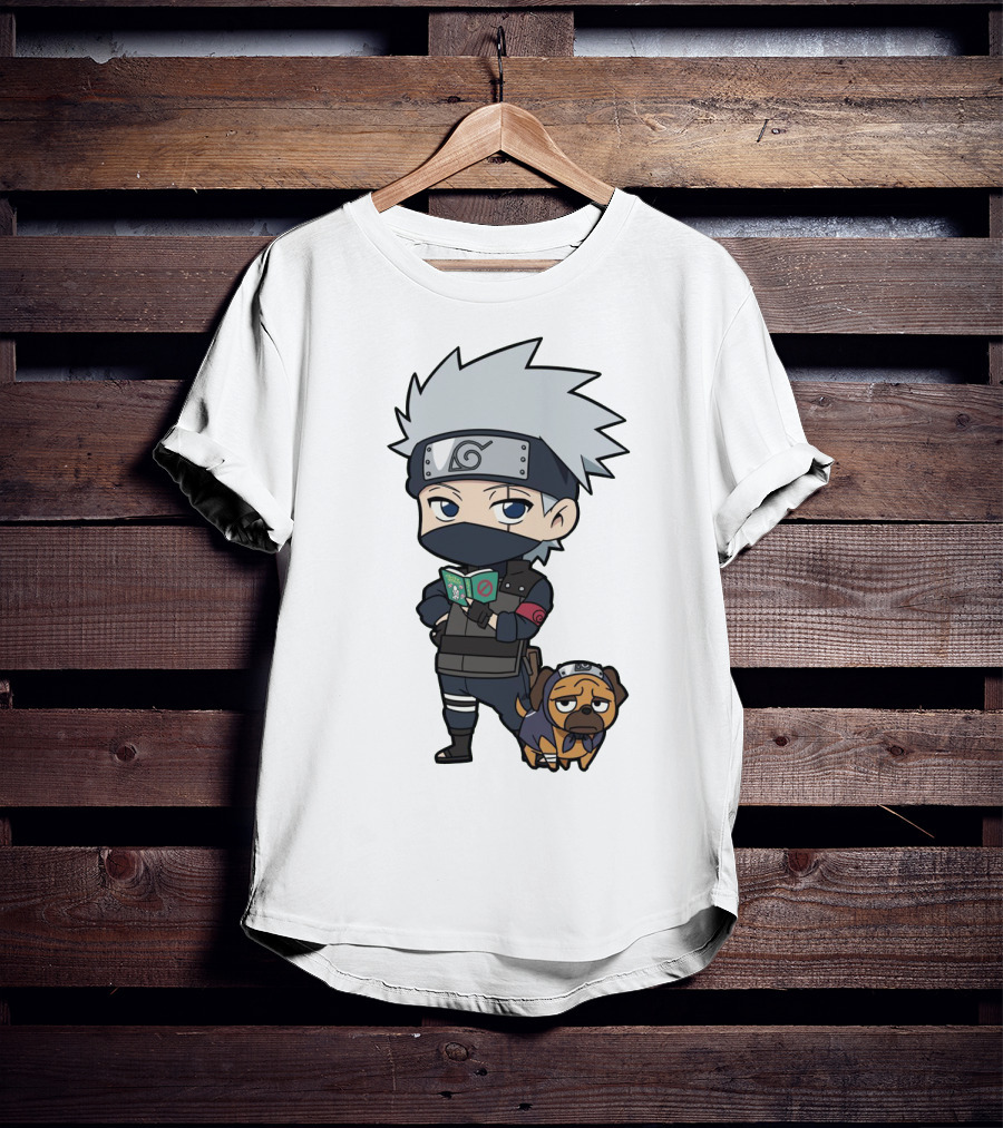 Kakashi Dog Chibi Ninja Fan T-Shirt
