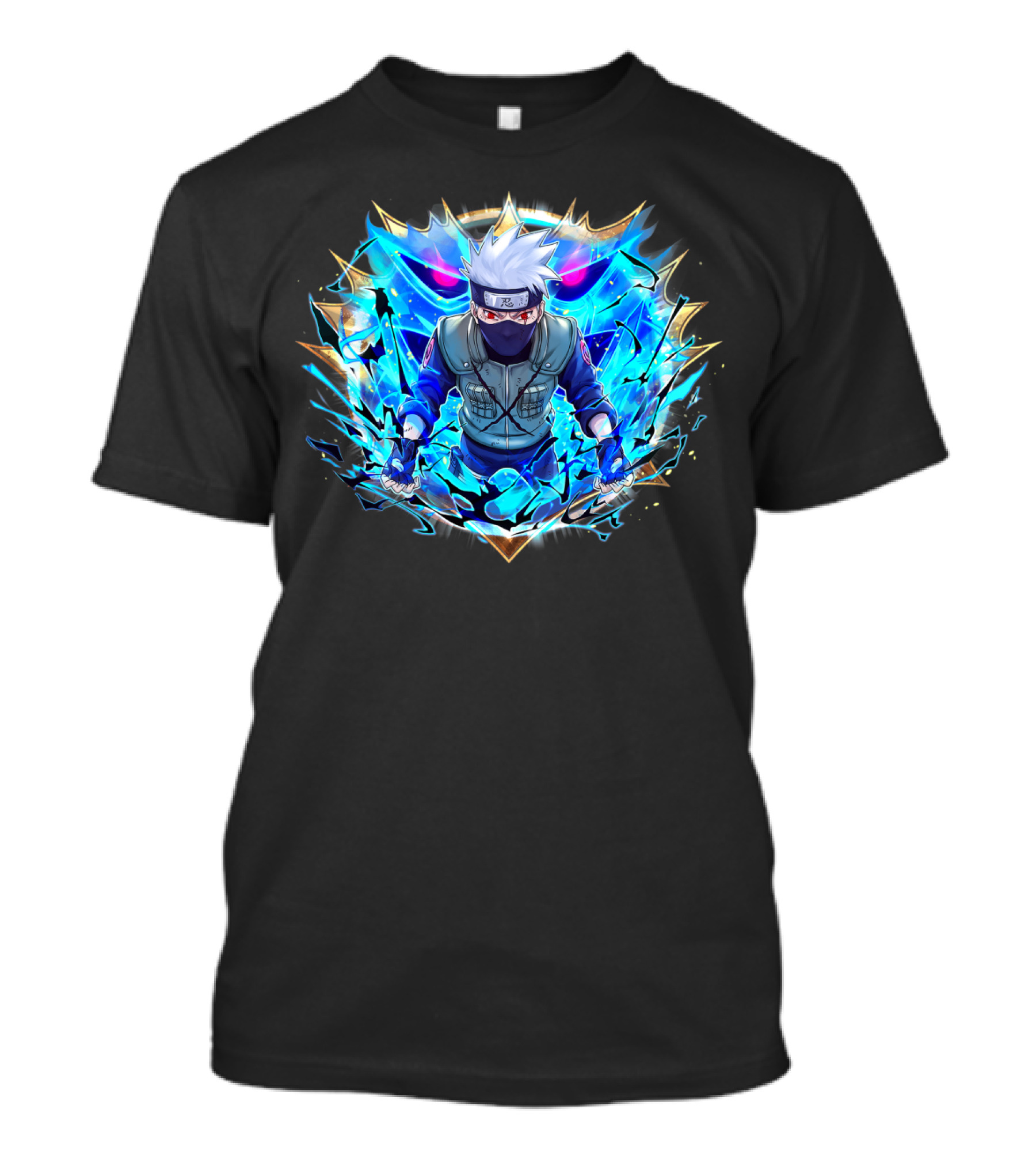 Kakashi Susanoo Blue Lightning Armor T-Shirt
