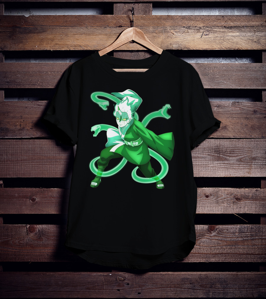 Mitsuki Orochimaru Anakins Striking Green Aura Power Form T-Shirt