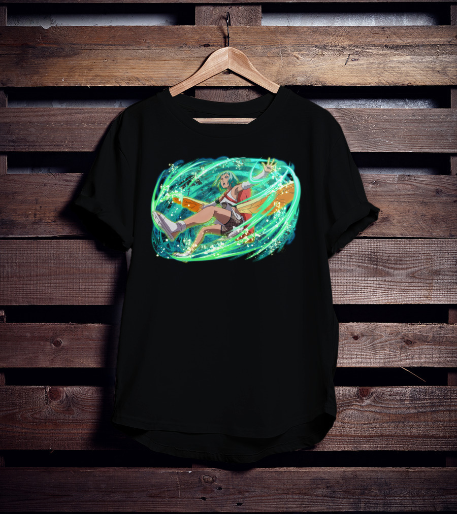 Fu Dynamically Captivating Anime Action Energy Burst T-Shirt