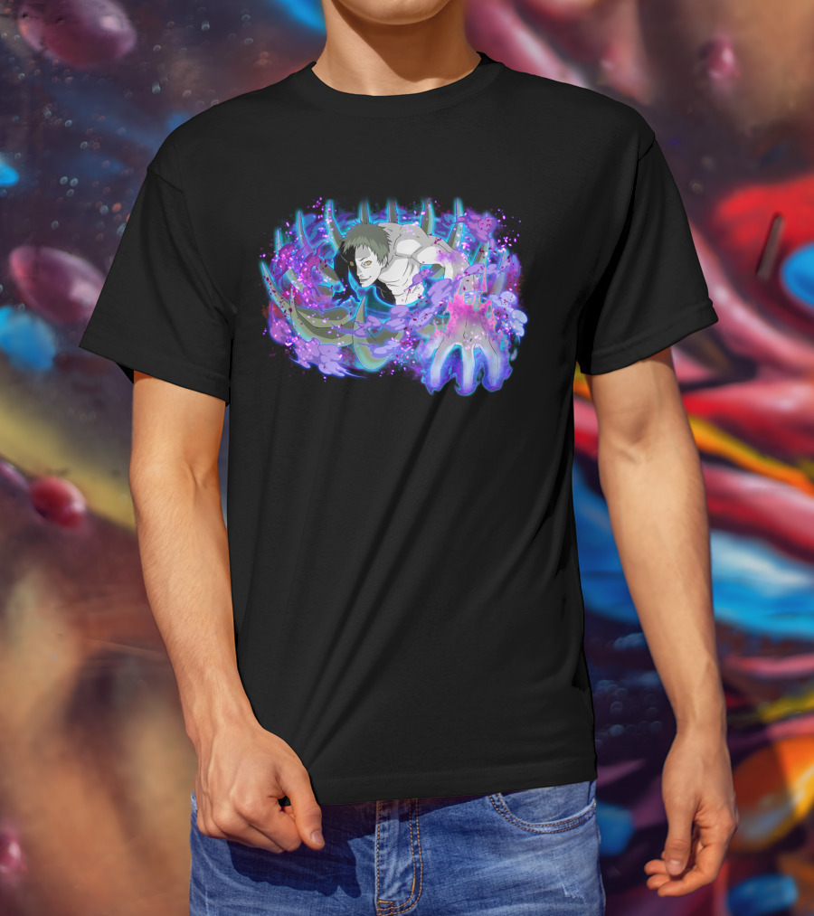 Zetsu Pastel Aura With Purple And Blue Energy Burst T-Shirt