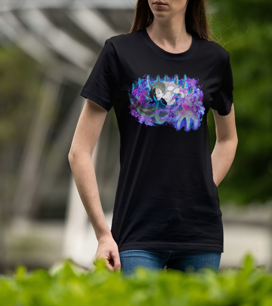 Zetsu Pastel Aura With Purple And Blue Energy Burst T-Shirt