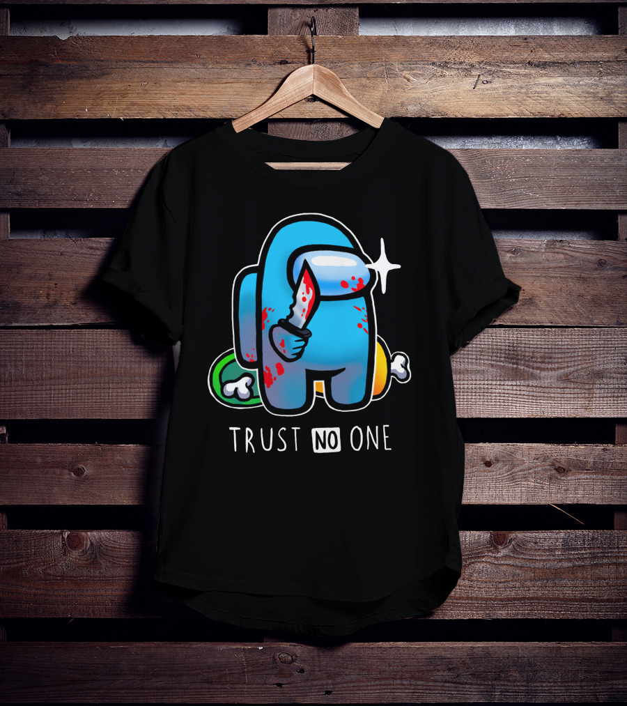 Trust No One Among Us Impostor With Knife T-Shirt