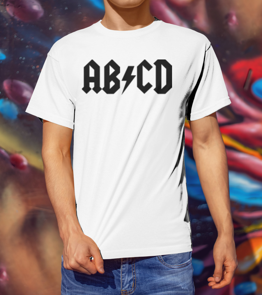 ABCD Lightning Bolt Back To School Alphabet T-Shirt