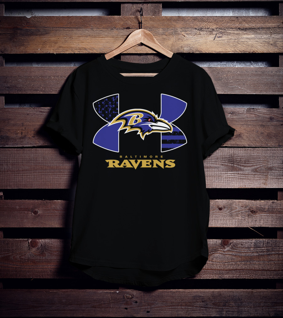 Baltimore Ravens Under Armour Stars And Stripes T-Shirt