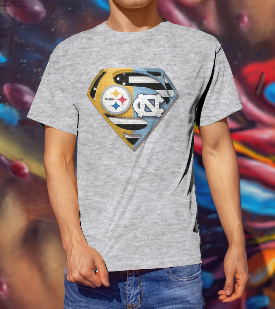 Steelers Nc Superman T-Shirt