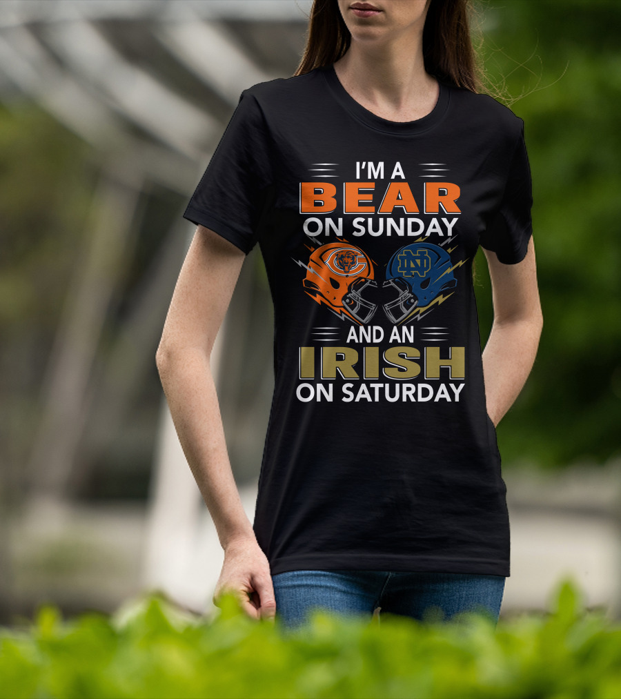 I'm A Bear On Sunday And An Irish On Saturday T-Shirt