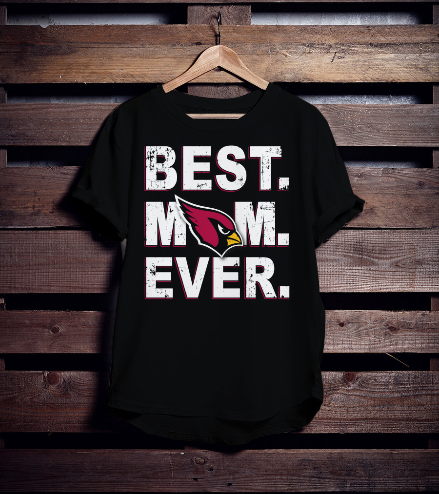 Best Mom Ever Cardinals Fan T-Shirt