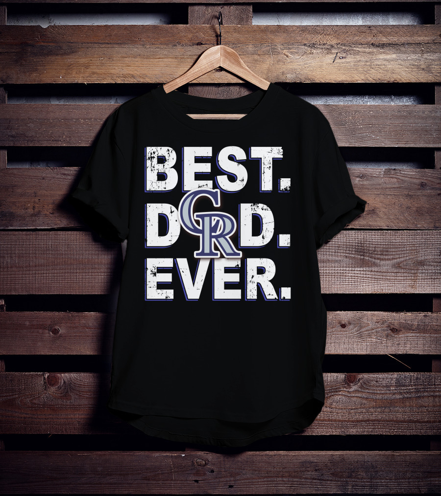 Best Colorado Rockies Dad Ever T-Shirt
