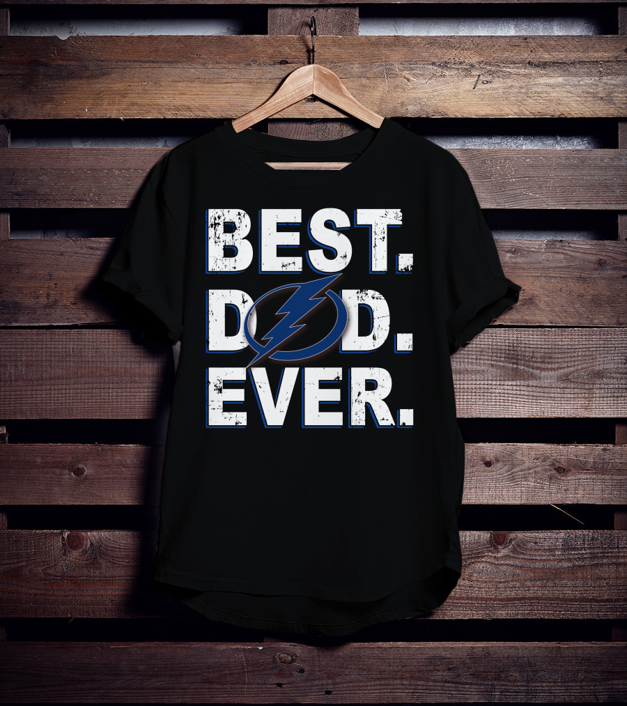 Best Dad Ever Tampa Bay Lightning T-Shirt
