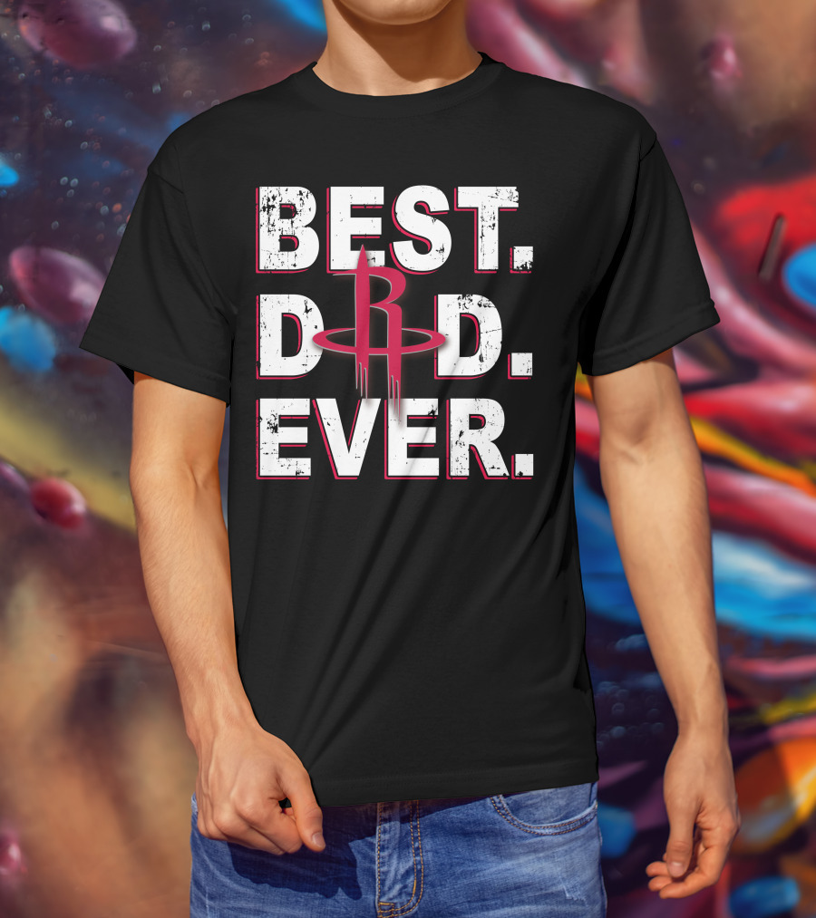 Best Rockets Dad Ever T-Shirt