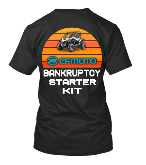 CFMoto Bankruptcy Starter Kit Z Force Adventure T-Shirt