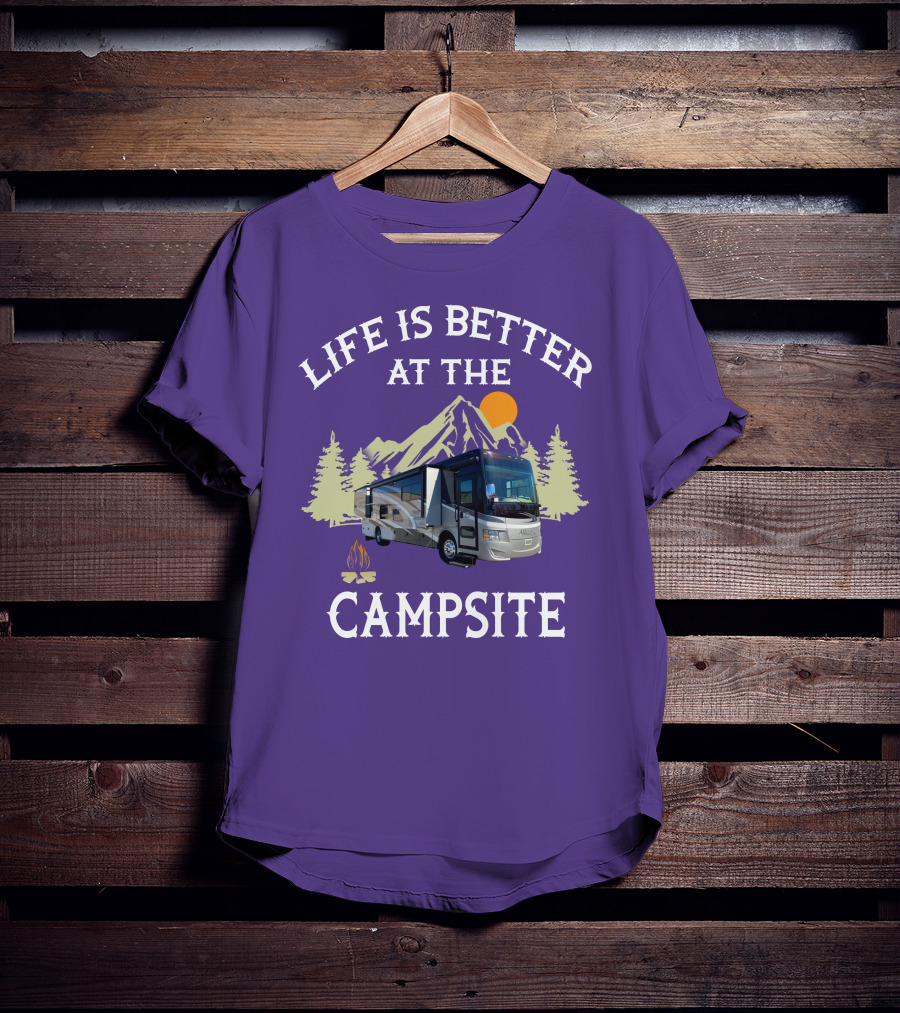 Life Is Better At The Campsite Tiffin Motorhomes ALLEGRO T-Shirt