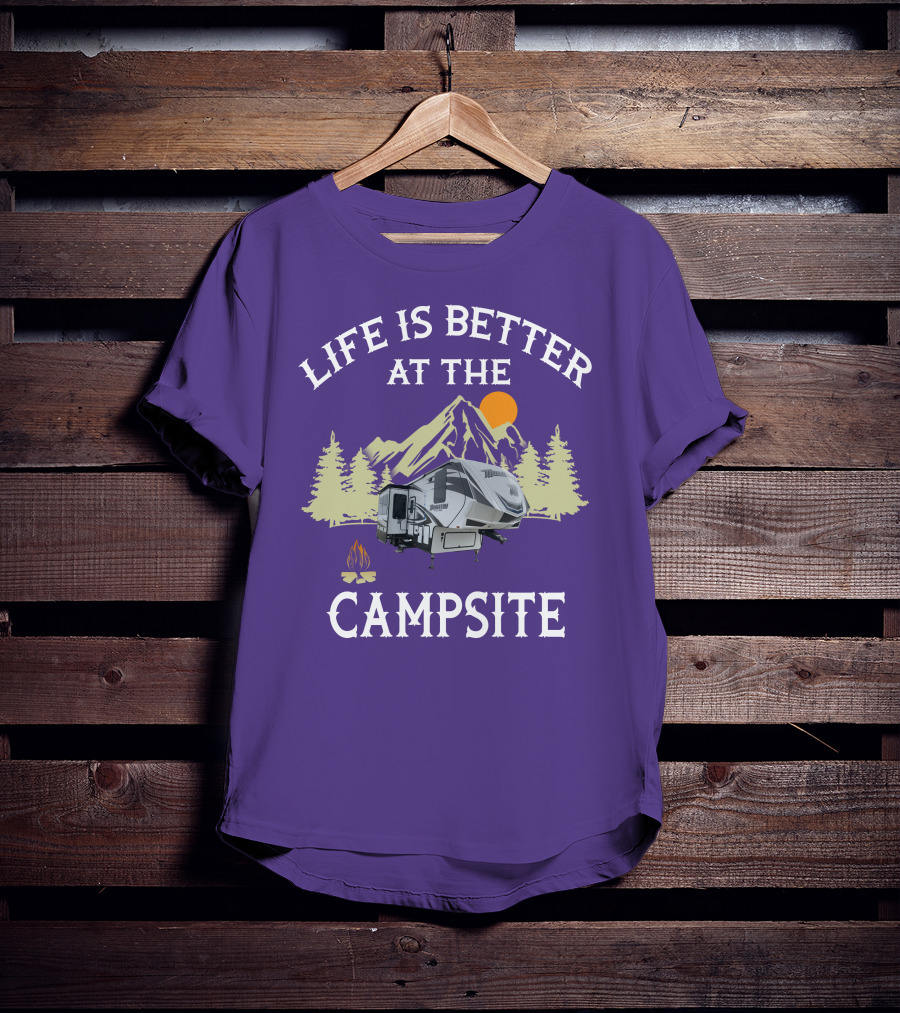 Life Is Better At The Campsite Momentum M Class 348M T-Shirt