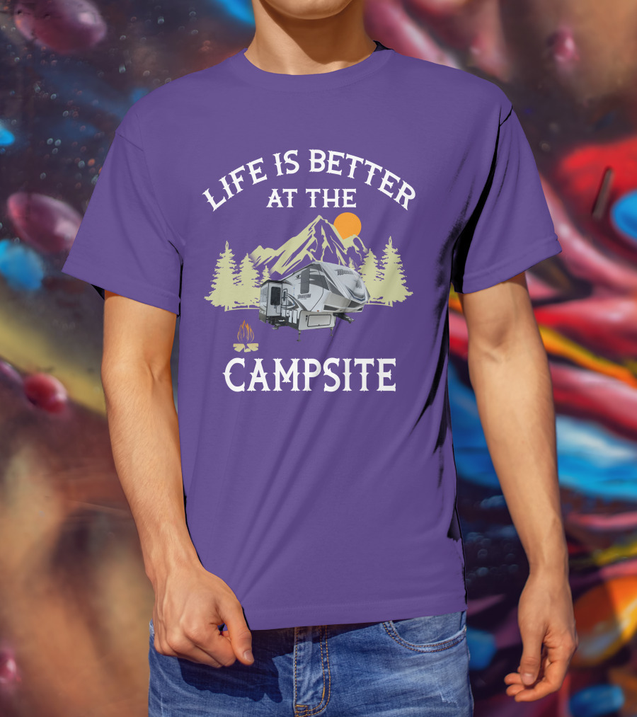Life Is Better At The Campsite Momentum M Class 348M T-Shirt