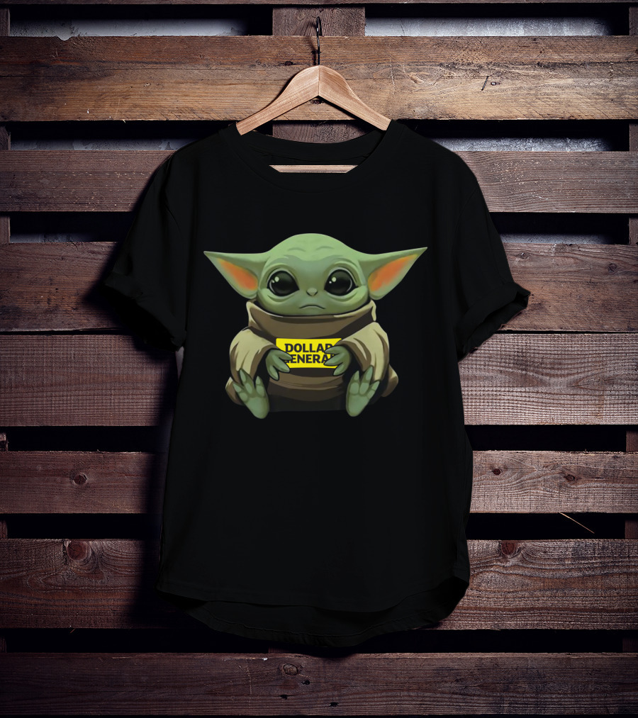 Baby DG Dollar General Parody Grogu Yoda T-Shirt