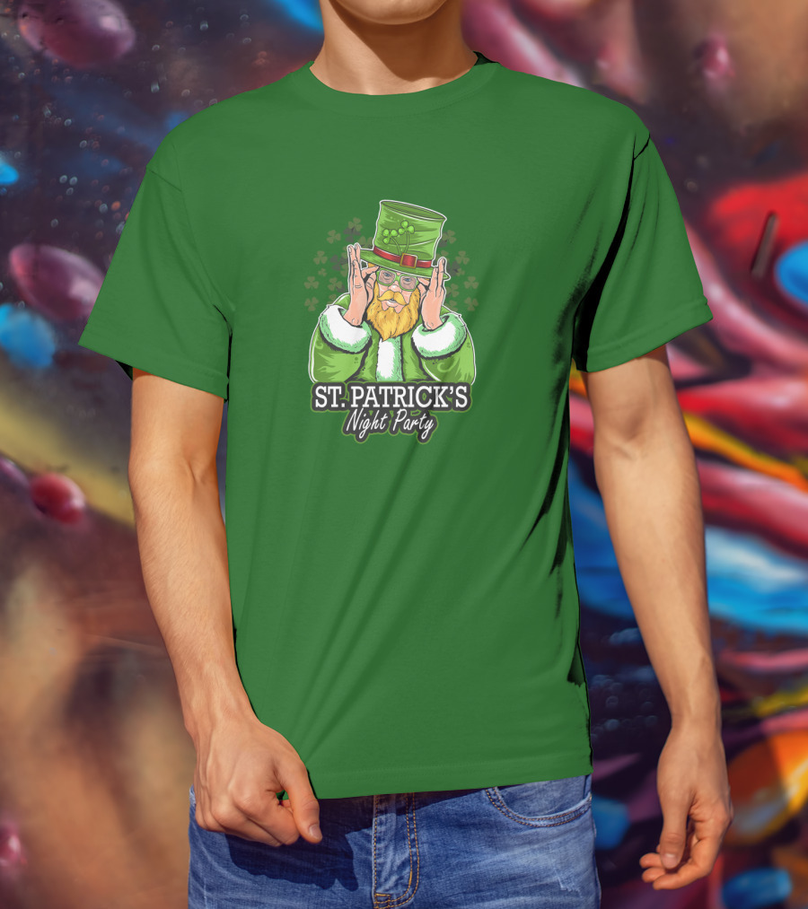 ST. PATRICK'S NIGHT PARTY Irish Leprechaun T-Shirt