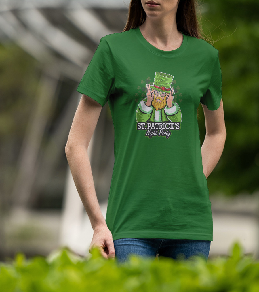 ST. PATRICK'S NIGHT PARTY Irish Leprechaun T-Shirt