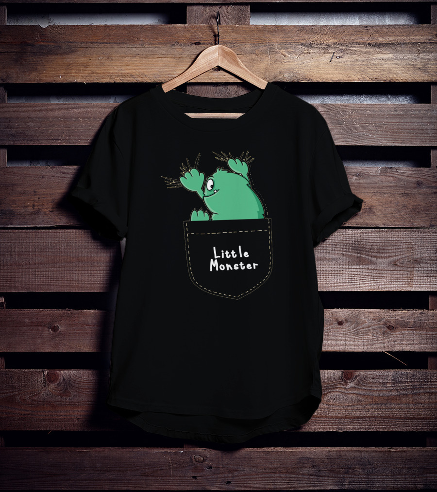 Little Monster Inside The Pocket T-Shirt