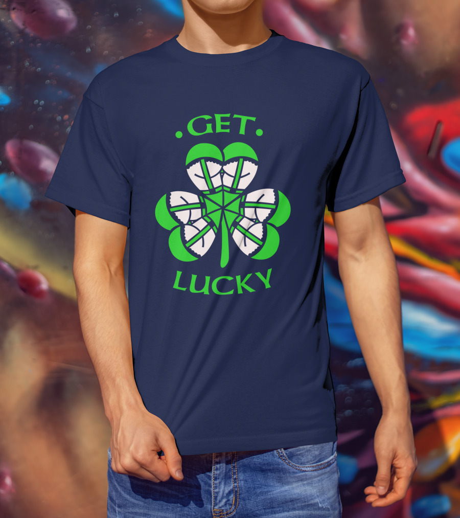 Get Lucky Irish Shamrock Clover St. Patrick's Day T-Shirt