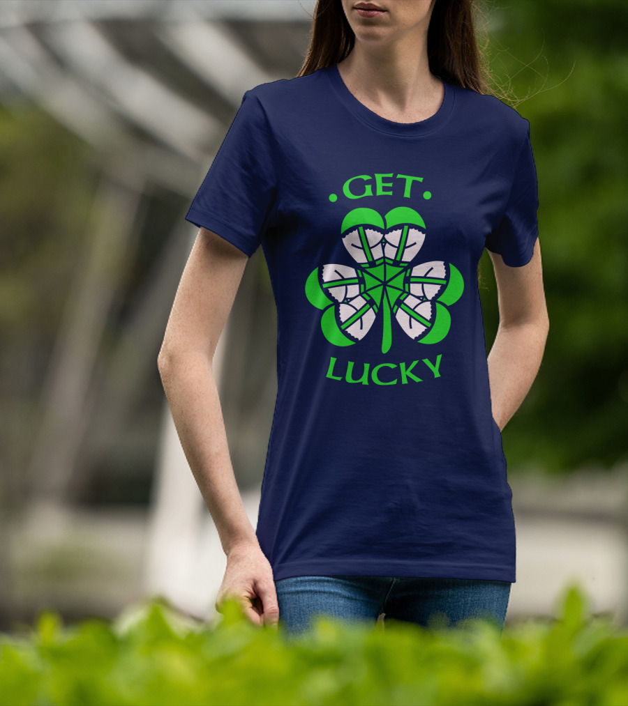 Get Lucky Irish Shamrock Clover St. Patrick's Day T-Shirt