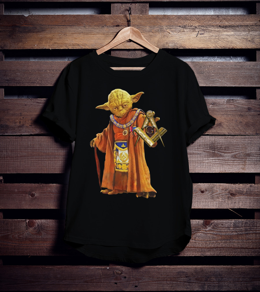 Pharaon Yoda Freemason Symbolism T-Shirt