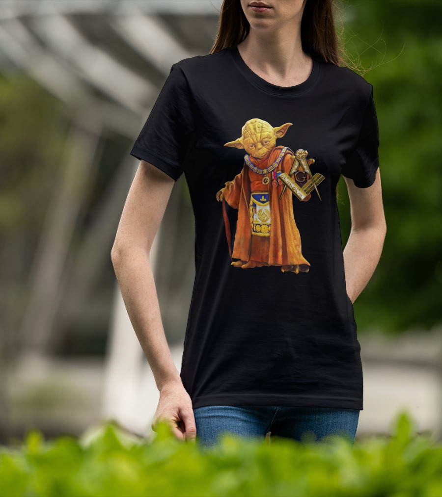 Pharaon Yoda Freemason Symbolism T-Shirt