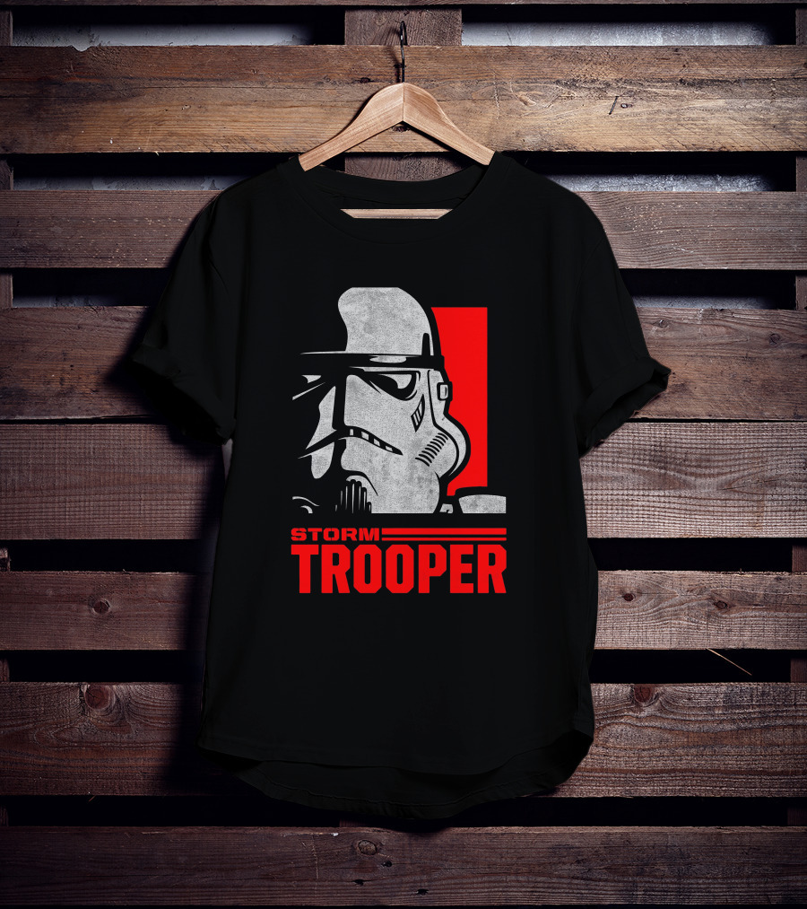 STORM TROOPER Star Wars Red Rectangle T-Shirt