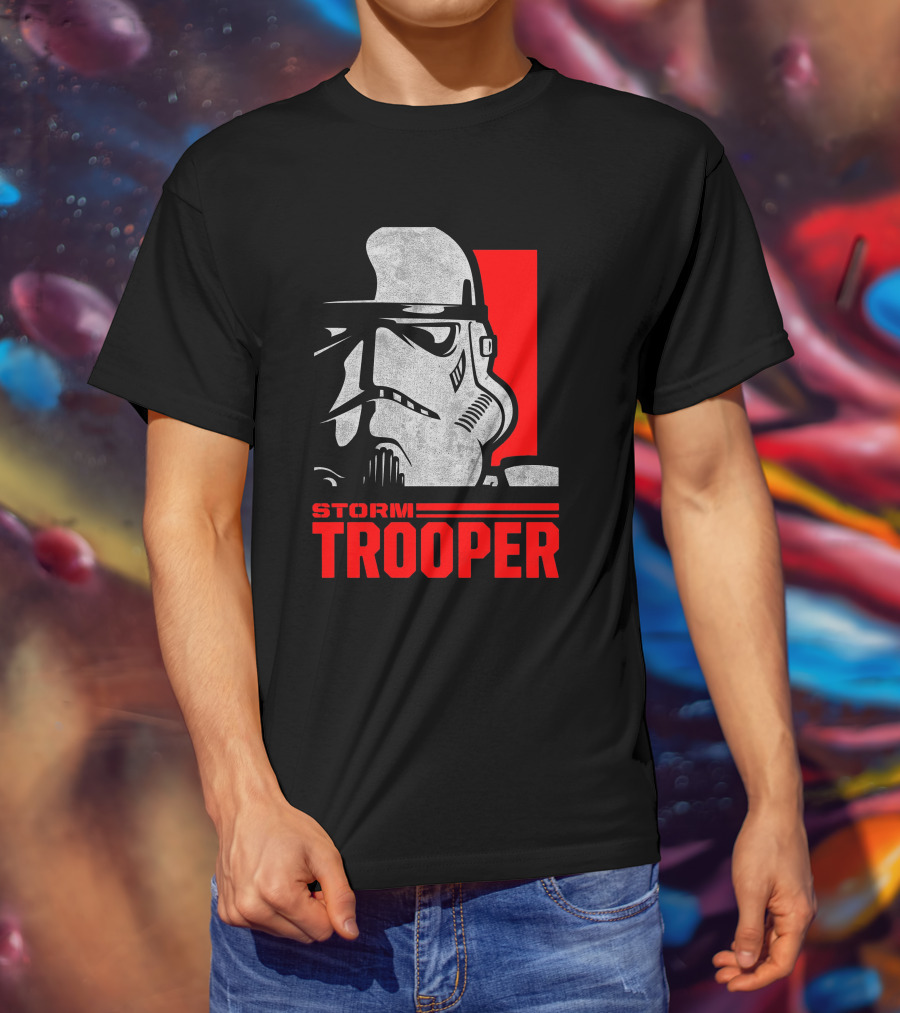 STORM TROOPER Star Wars Red Rectangle T-Shirt