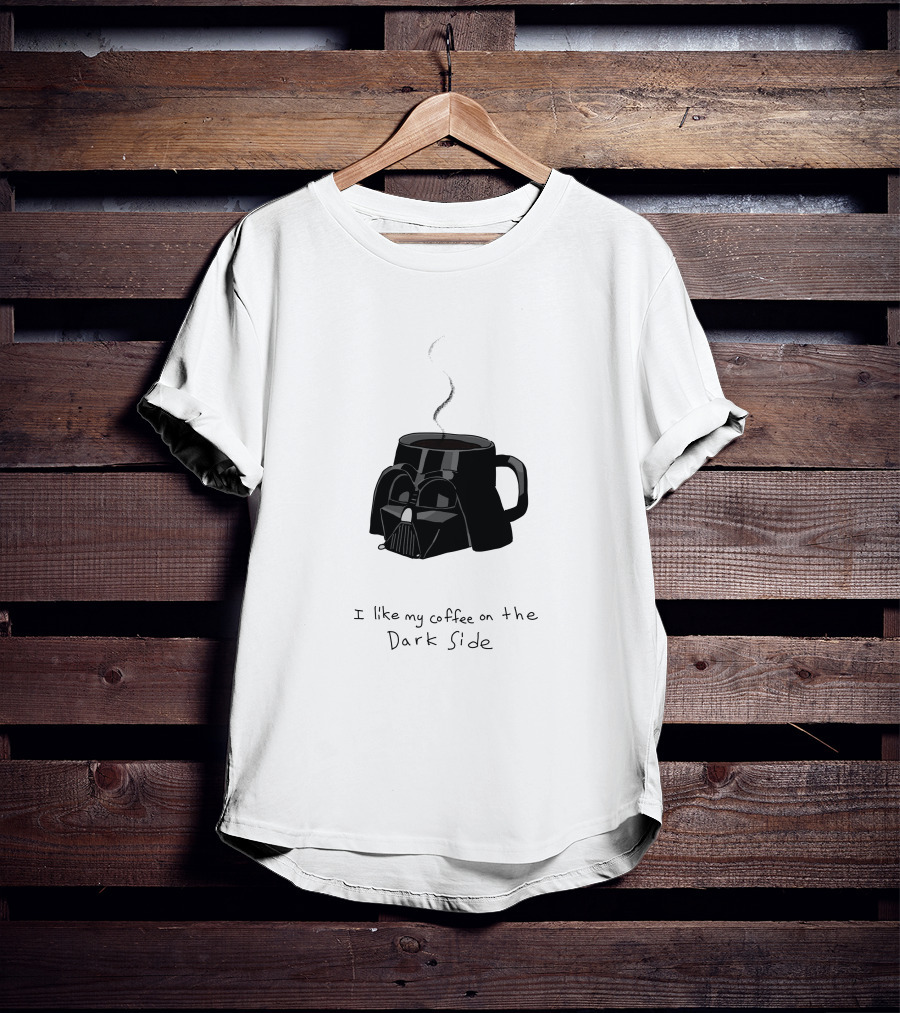 I Like My Coffee On The Dark Side Darth Vader Mug T-Shirt