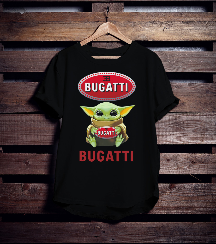 Bugatti Baby Yoda Hugging T-Shirt