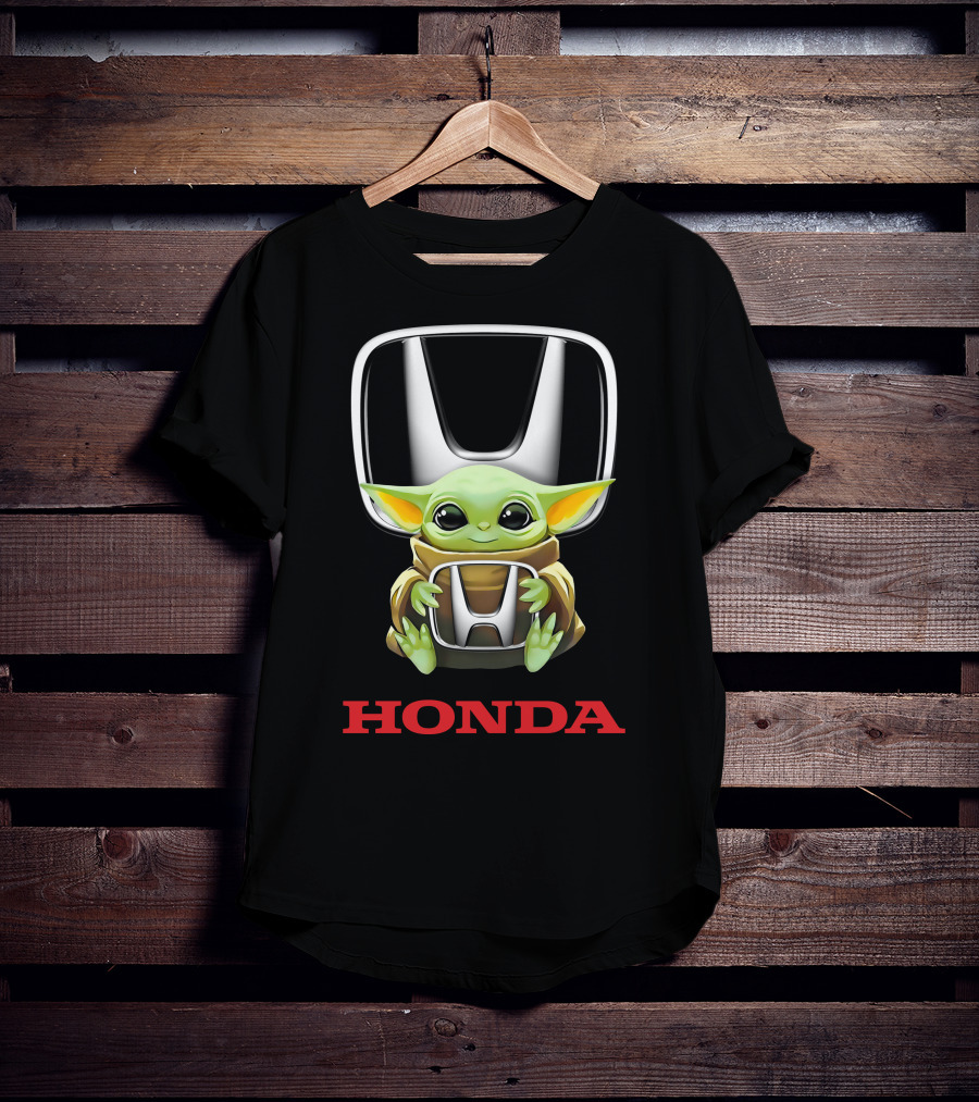 Baby Yoda With Iconic Honda Emblem T-Shirt