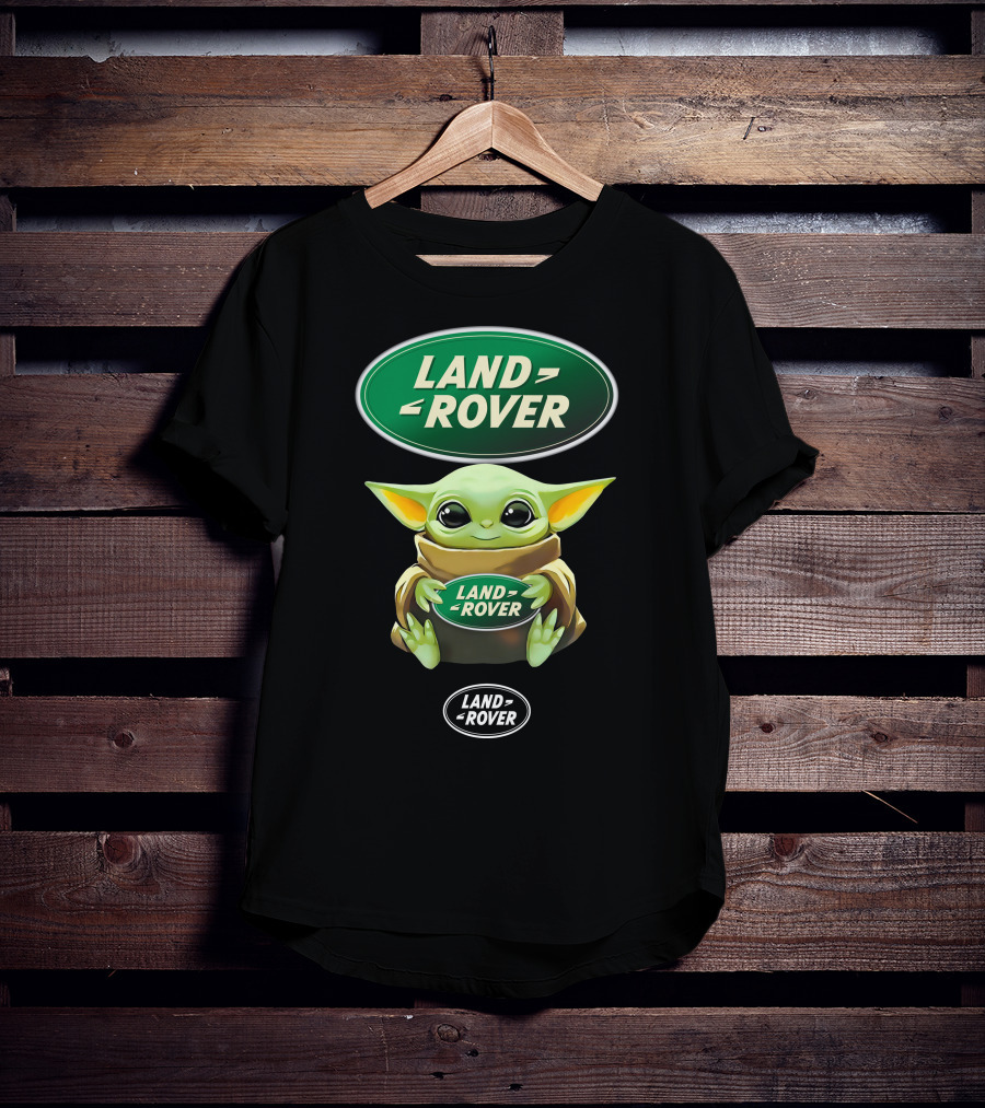 Land Rover Baby Yoda Hugging T-Shirt