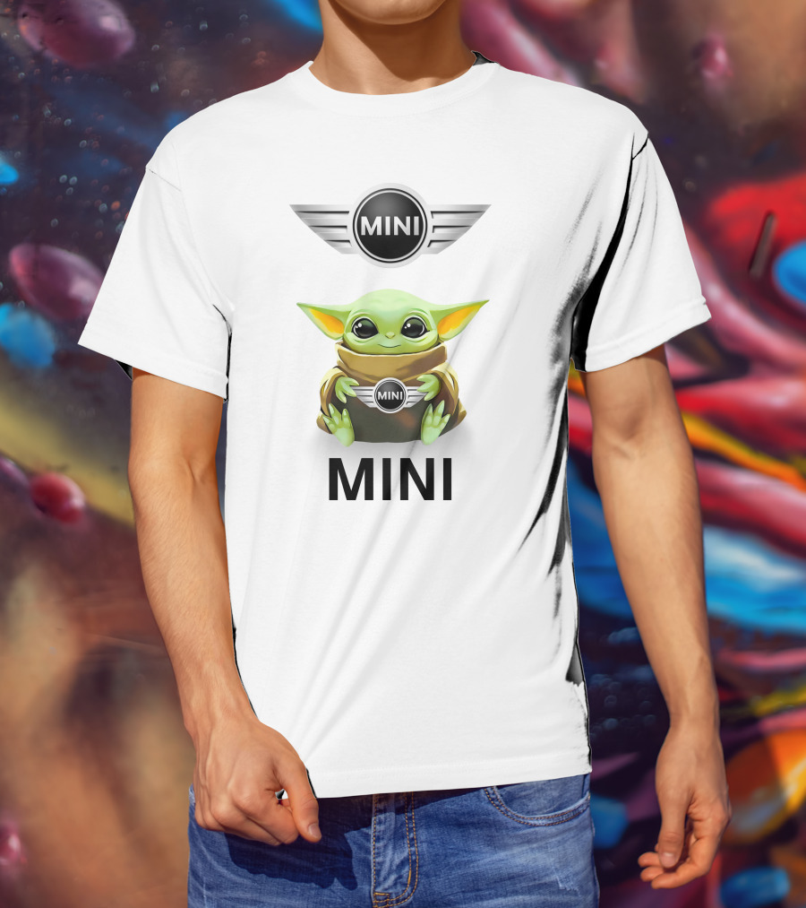 Mini Baby Yoda Hug T-Shirt