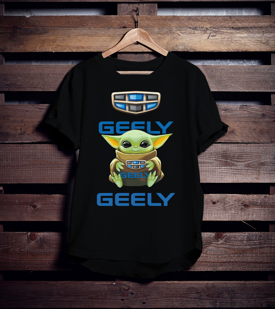 Star Wars The Mandalorian Baby Yoda Geely Embrace T-Shirt