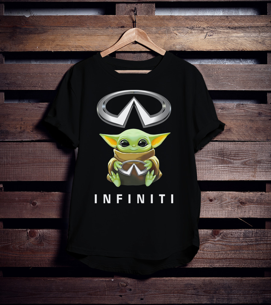 Star Wars Baby Yoda Hugging Infiniti T-Shirt