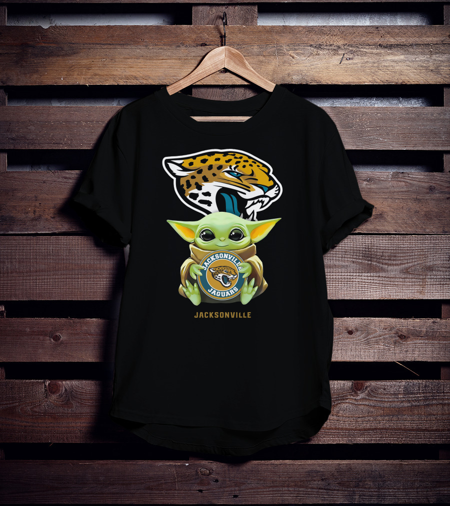 Star Wars Baby Yoda Jacksonville Jaguars T-Shirt