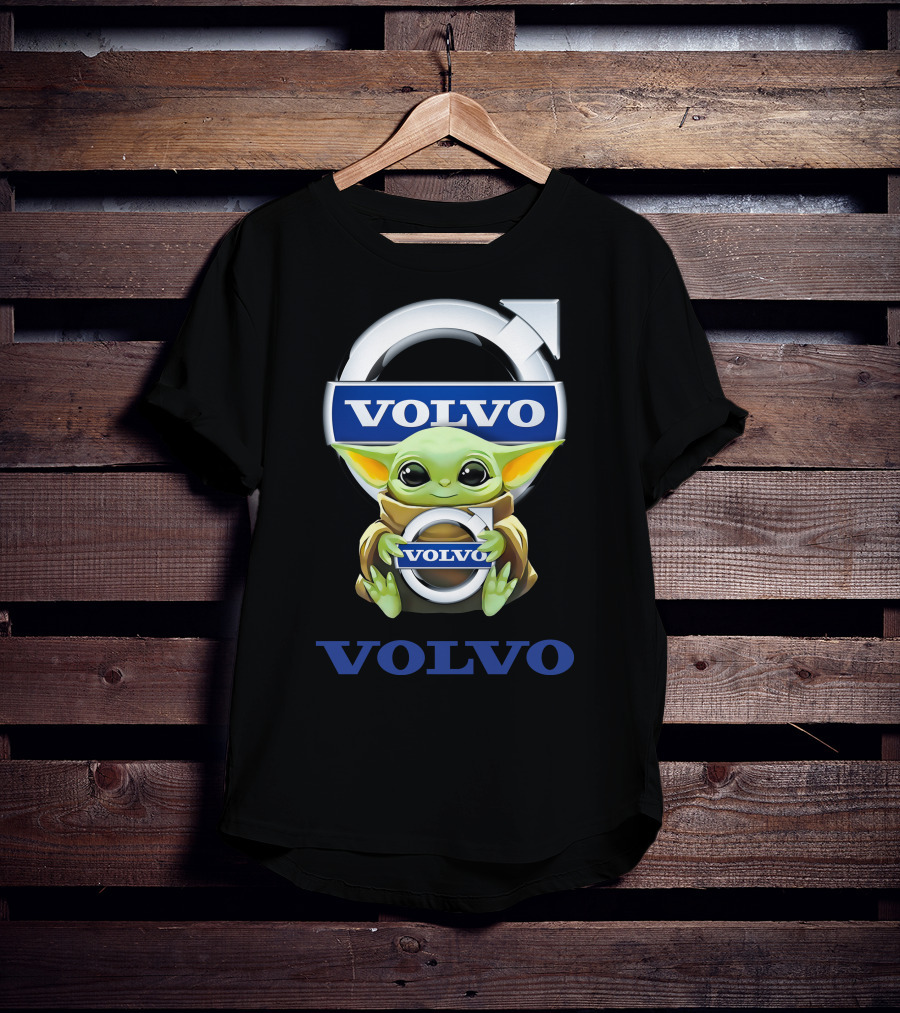 Star Wars Baby Yoda With Volvo T-Shirt