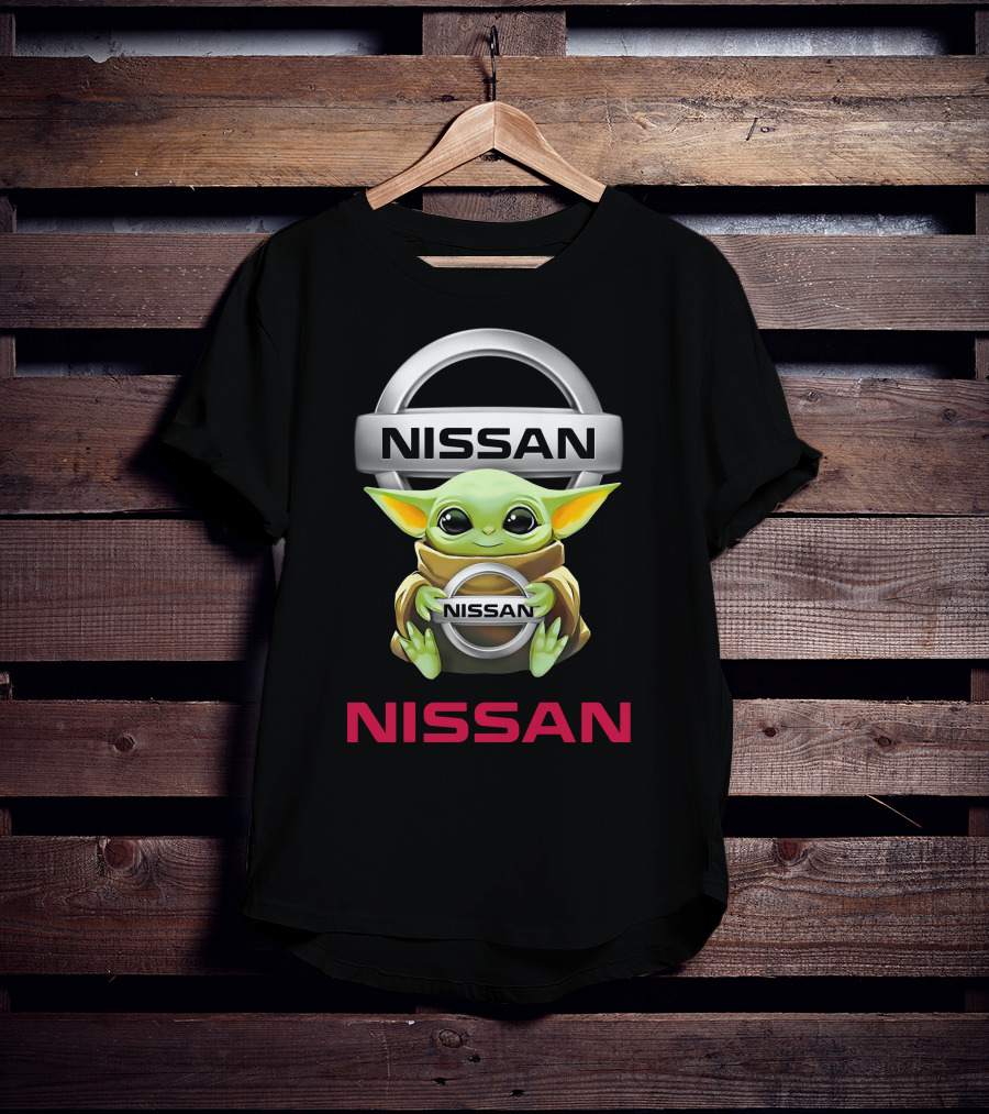 Grogu Hugging Nissan T-Shirt