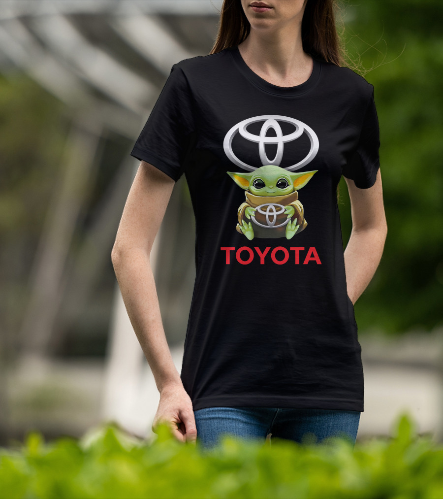 Grogu Embrace With Toyota T-Shirt