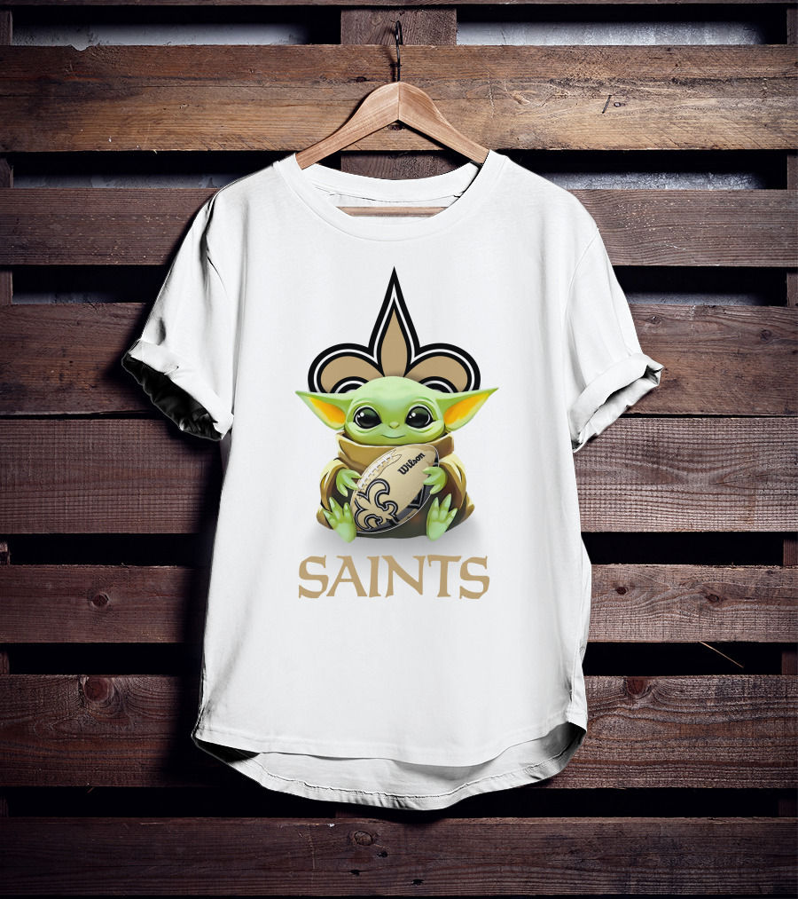 Grogu Hug Wilson New Orleans Saints Football Saints T-Shirt