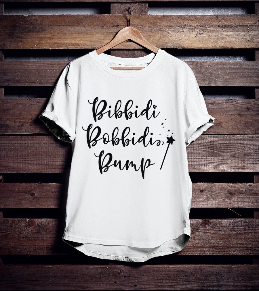 Bibbidi Bobbidi Bump Magic Wand Stars T-Shirt
