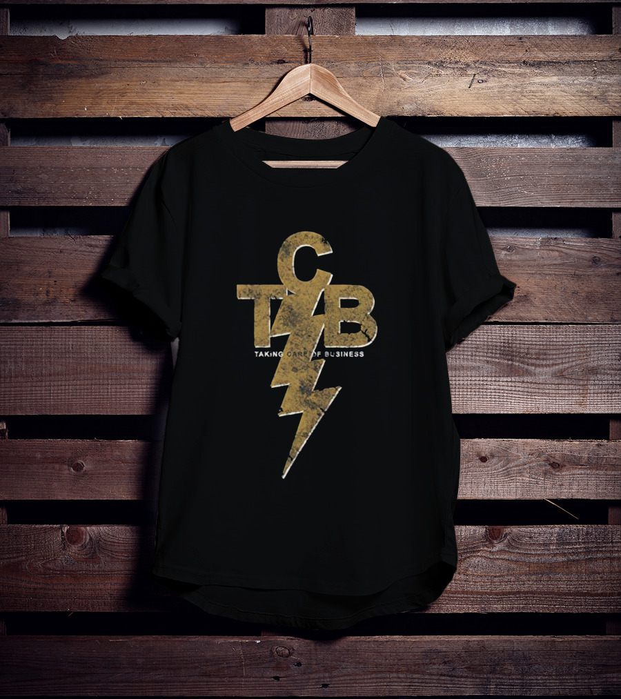 CTB Taking Care Of Business Lightning Bolt T-Shirt
