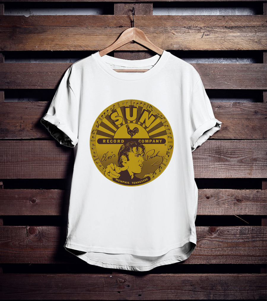 SUN Record Company Elvis Presley Memphis Tennessee T-Shirt