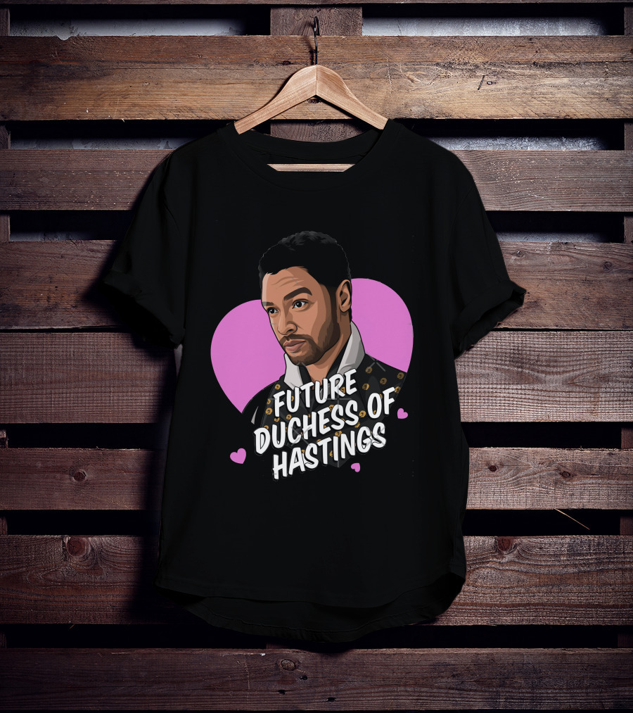 Future Duchess Of Hastings Regency Romance Gentleman Heart Background T-Shirt