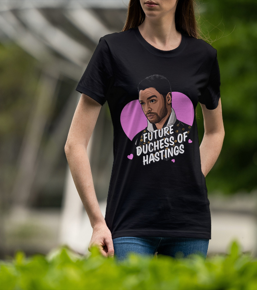 Future Duchess Of Hastings Regency Romance Gentleman Heart Background T-Shirt