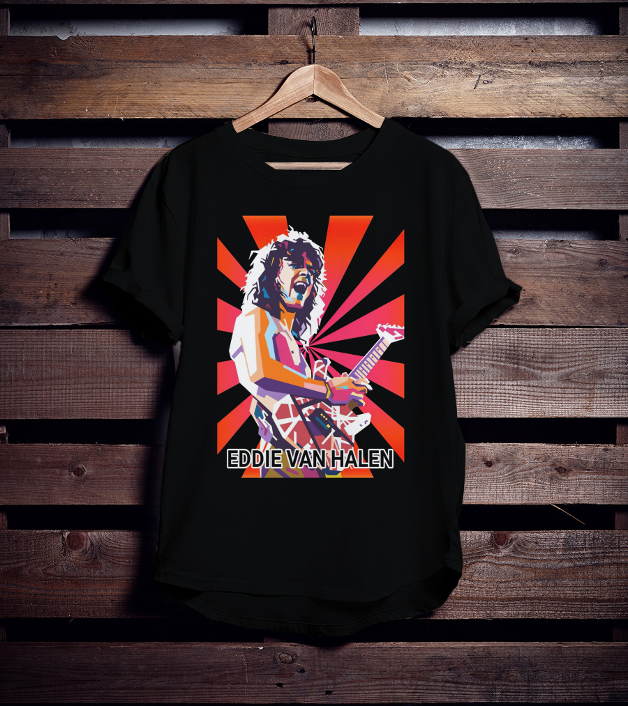 Eddie Van Halen Retro Pop T-Shirt