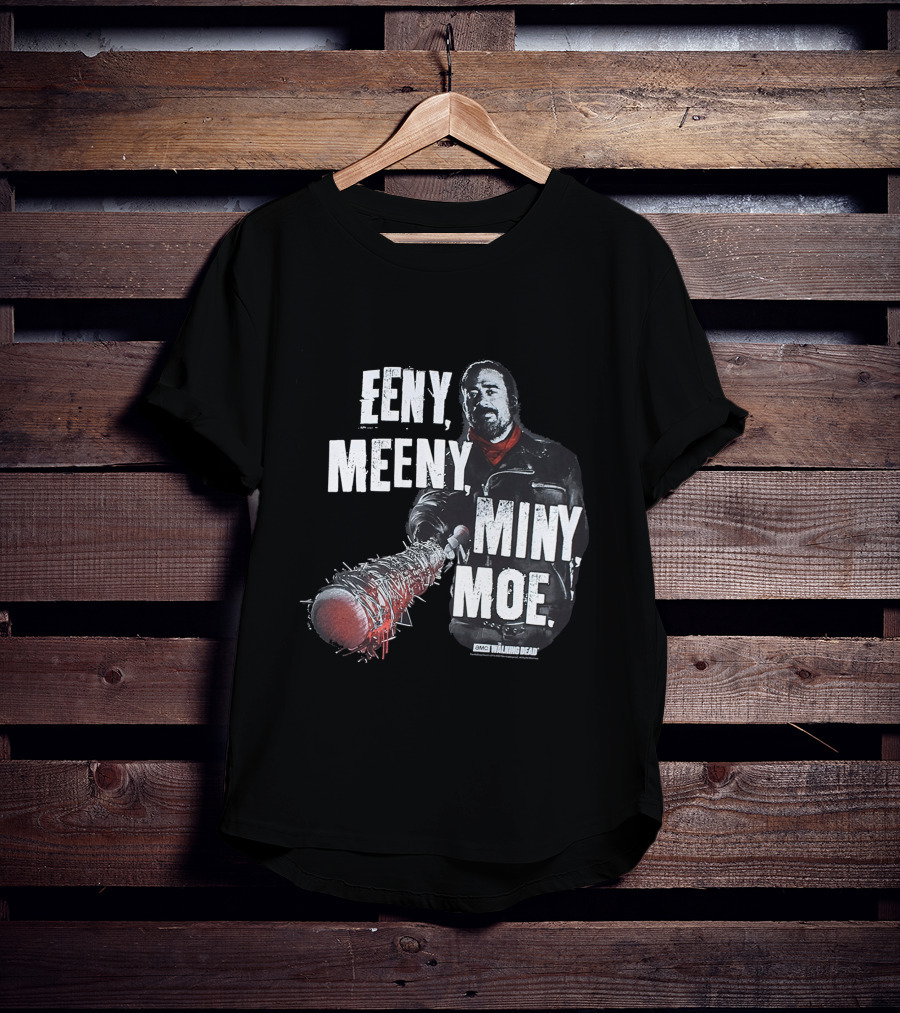 Eeny Meeny Miny Moe The Walking Dead Negan Lucille T-Shirt